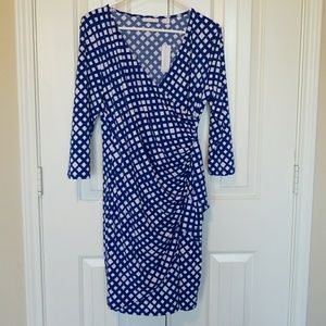 Faux wrap dress